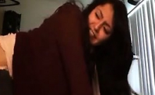 Asian Girl Has A Fast Fuck At The Parents