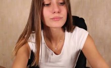 Young amateur teen on webcam homemade