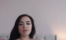 Beautiful Busty Chick Enjoys Rubbing Her Cunt