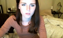 Incredible teen does striptease on webcam