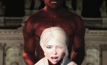 Horny Satan Fucks 3D Girl!