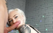 Cute alt teen suck like a pro gets pussy licked and fucked l