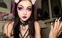 Brunette Solo Webcam Masturbation