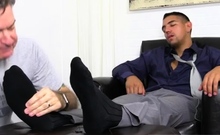 Chubby young gay suck dick anal sex Jake Torres Gets Foot Wo